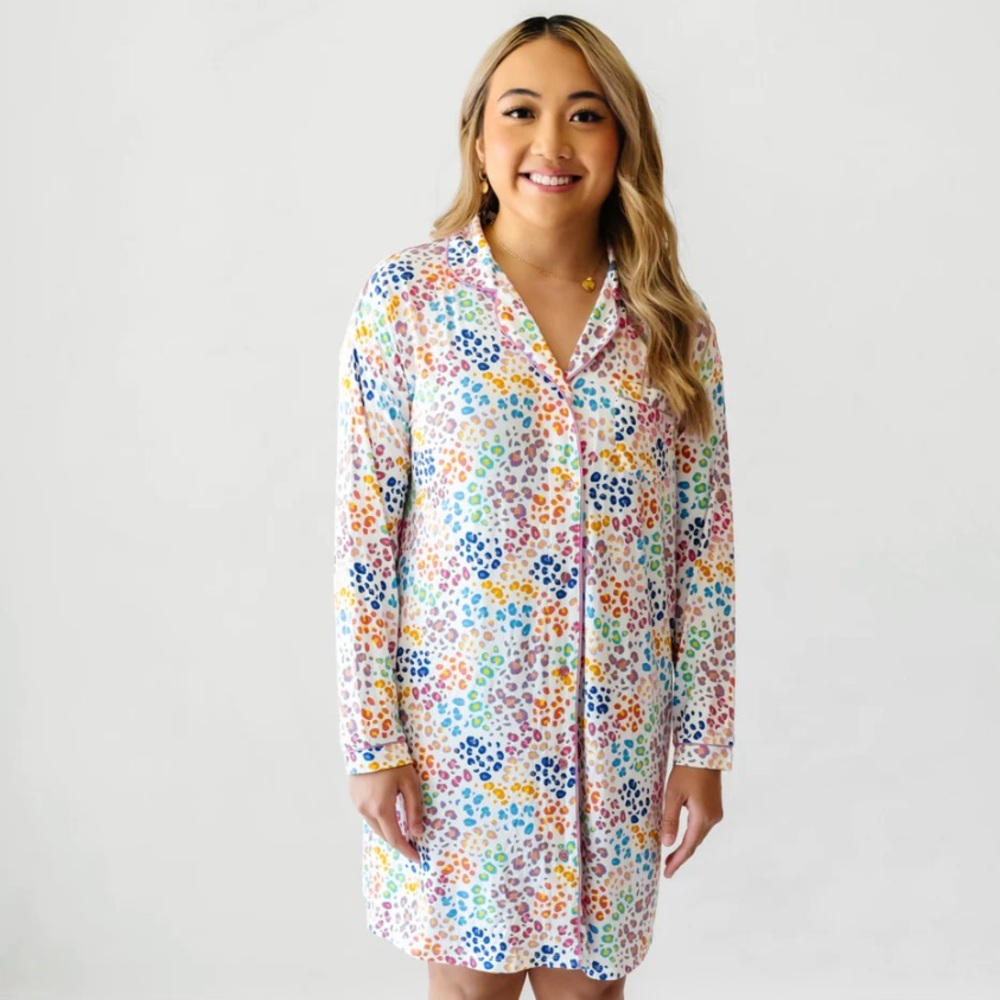 Little Sleepies Multicolor Leopard Print Pajama